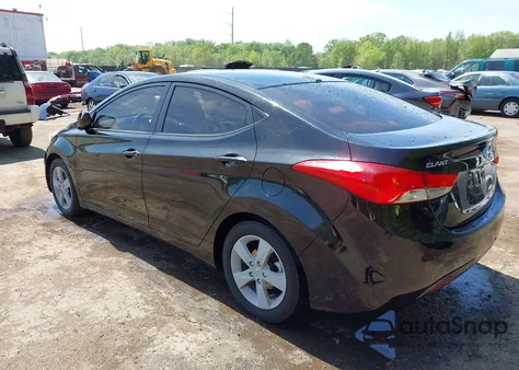 2011 Hyundai Elantra Gls (Ulsan Plant) from USA, damaged, VIN KMHDH4AE9BU115165